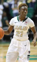 Junior Chelsee Black led UAB with 17 points against Southern Miss.