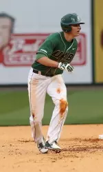 Redshirt junior Griffin Gum scored two runs on Friday as the Blazers opened 2015 with a 4-1 victory over Western Michigan.