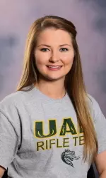 Senior Mandy McGee of the UAB women's rifle team has earned UAB Student-Athlete of the Week honors.