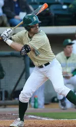 Senior Chase Davis recorded two RBI on Sunday, as the Blazers swept Savannah State in a 7-6 win at Young Memorial Field.