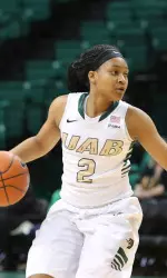 Freshman Whytney Singleton finished with a career-high eight points and five rebounds.