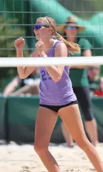 Senior Sara Rishell was part of a win at the No. 3 spot.