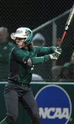 Caitlin Attfield ranks 10th nationally in batting average with a .495 mark this season