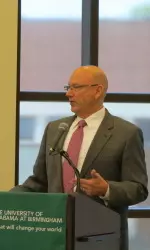 Head coach Randy Norton led UAB to a 18-13 record in 2014-15.