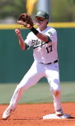 The Blazers fell in the regular season finale, 11-0, Saturday vs. ODU.