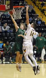 Nick Norton is third in Conference USA with 5.5 assists per game.