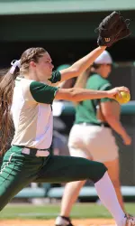 Junior Madison Hir leads the Blazer pitching staff with an 0.88 ERA>