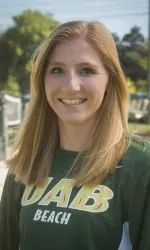 Sara Rishell is entering her fourth season with the Blazer beach volleyball squad.