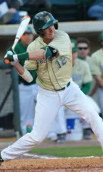 Senior Adam Smith was 1-for-3 with an RBI on Sunday afternoon against Ohio.