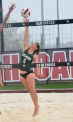 Emily Martinez and Gabby Moreno finished the Gamecock Challenge 4-0.