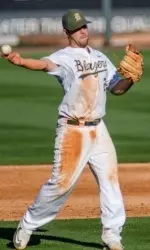 Senior infielder Evan Peterson