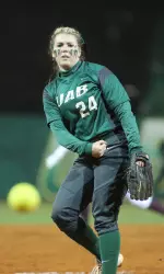 Cara Goodwin ranks tied for fourth in the league with 71 strikeouts this season.