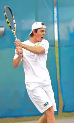 Martell clinched the victory for the Blazers on court one.