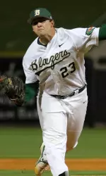 Senior hurler Stephen Baggett threw 2.2 innings of two-hit, one-run baseball in game two against FAU.