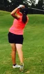 Sydney Snodgrass is pacing UAB with an even score, shooting 72 in the first round. She is currently tied for third.