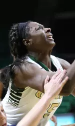 Winborne earned her 15th double-double of the season, 18th of her career.