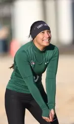 Avei Logoleo returns for her sophomore season on the beach volleyball squad.