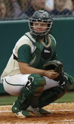Senior Ashley Johnson knocked a walk-off home run in clinch the series opener in extra-innings.
