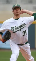 Ryan Ruggles tossed 8.1 innings of one-hit baseball, coming up just two outs shy of the complete-game shutout .