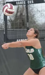 Aveio Logoleo and partner Tressa Buckland went undefeated at the No. 4 position on Saturday.