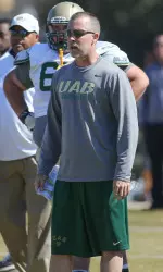 David Reeves serves as the UAB defensive line coach.