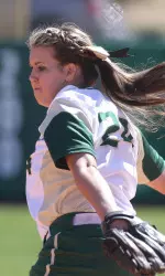 Junior Cara Goodwin earned her 13th victory of the season, opening the series with a 4-1 win over UTSA.