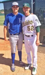 Former Blazers James Naile and Alex Luna were both selected in the 2015 MLB Draft.