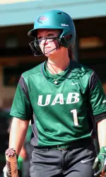 Junior JoJo Fallon knocked UAB's lone extra-base hit of the contest with a first-inning double.