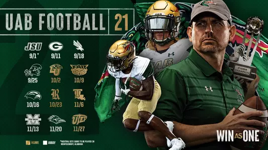 UAB Football Announces Complete TV Schedule for 2021 - UAB Athletics