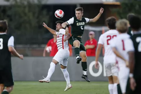 Ohio State menÕs soccer vs. UAB Sunday, Aug. 29, 2021, in Columbus, Ohio. (Photo/Jay LaPrete)