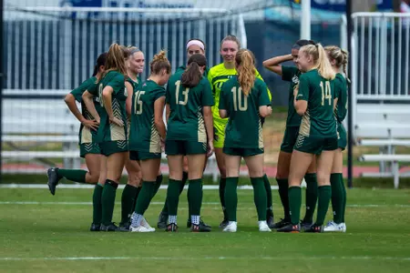 STATESBORO - AUGUST 21: Georgia Southern Women’s Soccer faces the UAB Blazers on Eagle Field at the Erk Russell Athletic Park August 21, 2022 in Statesboro, Georgia.