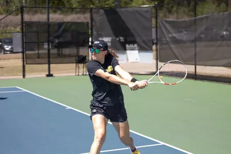 Maggie White playing against LA Tech.