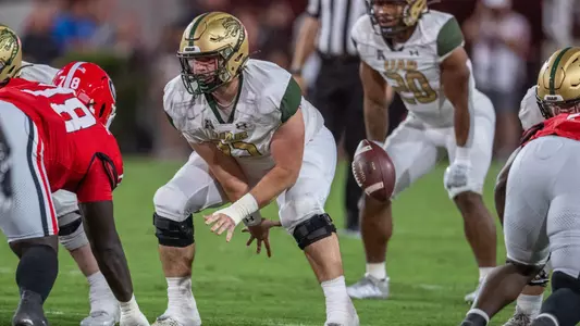 UAB during a game against Georgia on Dooley Field at Sanford Stadium in Athens, Ga., on Saturday, Sept. 23, 2023. (photo by Rob Davis)