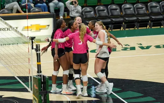 Volleyball Team Celebration