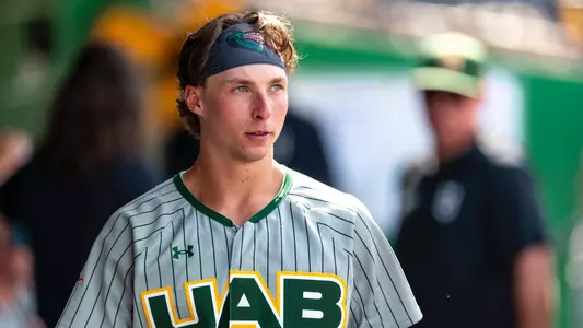 CLEARWATER, FL - May 22, 2026 - The UAB Blazers took on the Rice Owlns at BayCare Ballpark in the American Conference Baseball Tournament
No. 4 UAB was victorious in its American Conference Quarterfinal round after defeating the No. 3 Rice Owls by a score of 9-6.
Photo By Parker S. Freedman Photography