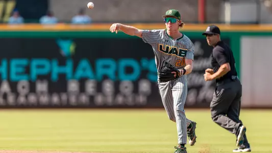 CLEARWATER, FL - May 22, 2026 - The UAB Blazers took on the Rice Owlns at BayCare Ballpark in the American Conference Baseball Tournament
No. 4 UAB was victorious in its American Conference Quarterfinal round after defeating the No. 3 Rice Owls by a score of 9-6.
Photo By Parker S. Freedman Photography