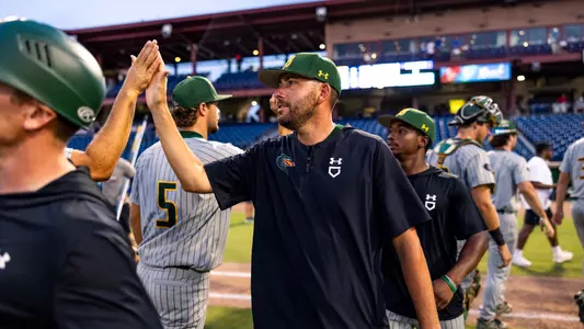 CLEARWATER, FL - May 22, 2026 - The UAB Blazers took on the Rice Owlns at BayCare Ballpark in the American Conference Baseball Tournament
No. 4 UAB was victorious in its American Conference Quarterfinal round after defeating the No. 3 Rice Owls by a score of 9-6.
Photo By Parker S. Freedman Photography