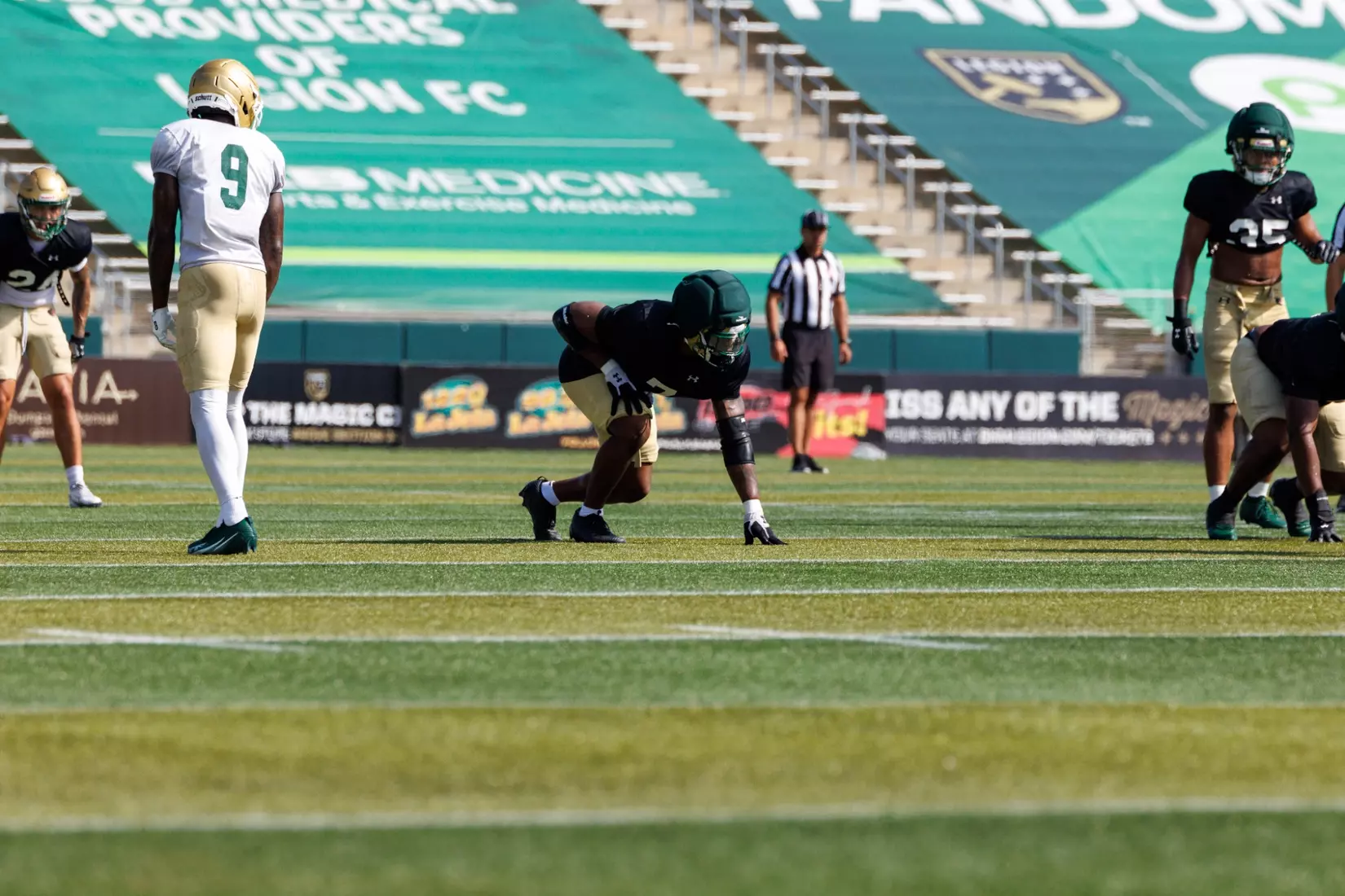 FB Fall Camp Scrimmage #1: Blanche Gold