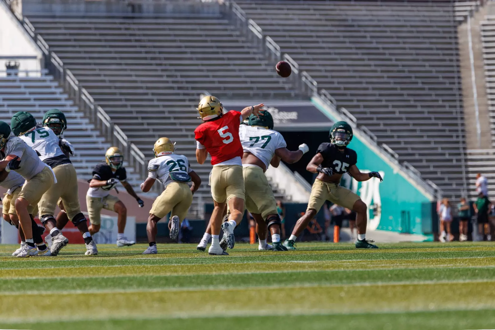 FB Fall Camp Scrimmage #1: Ryder Burton