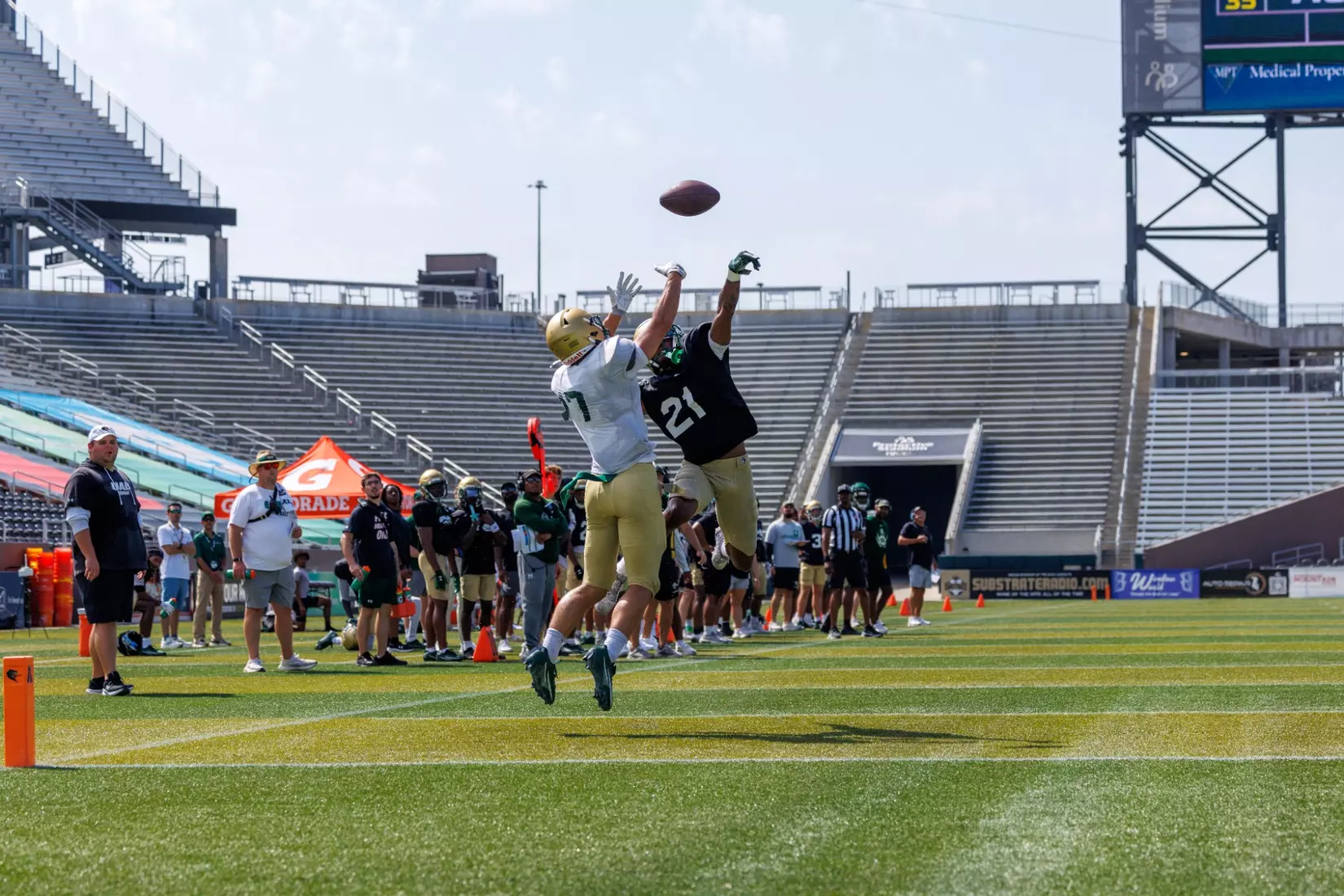 FB Fall Camp Scrimmage #1: Brogan McNab/Draden Fullbright