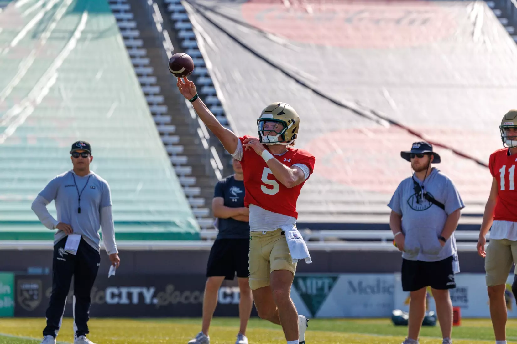 FB Fall Camp Scrimmage #1: Ryder Burton