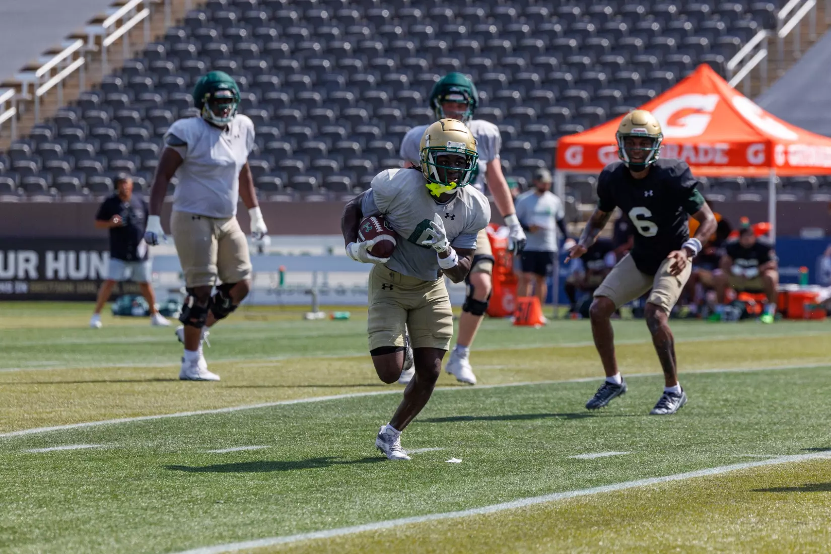 FB Fall Camp Scrimmage #1: Ty Mims