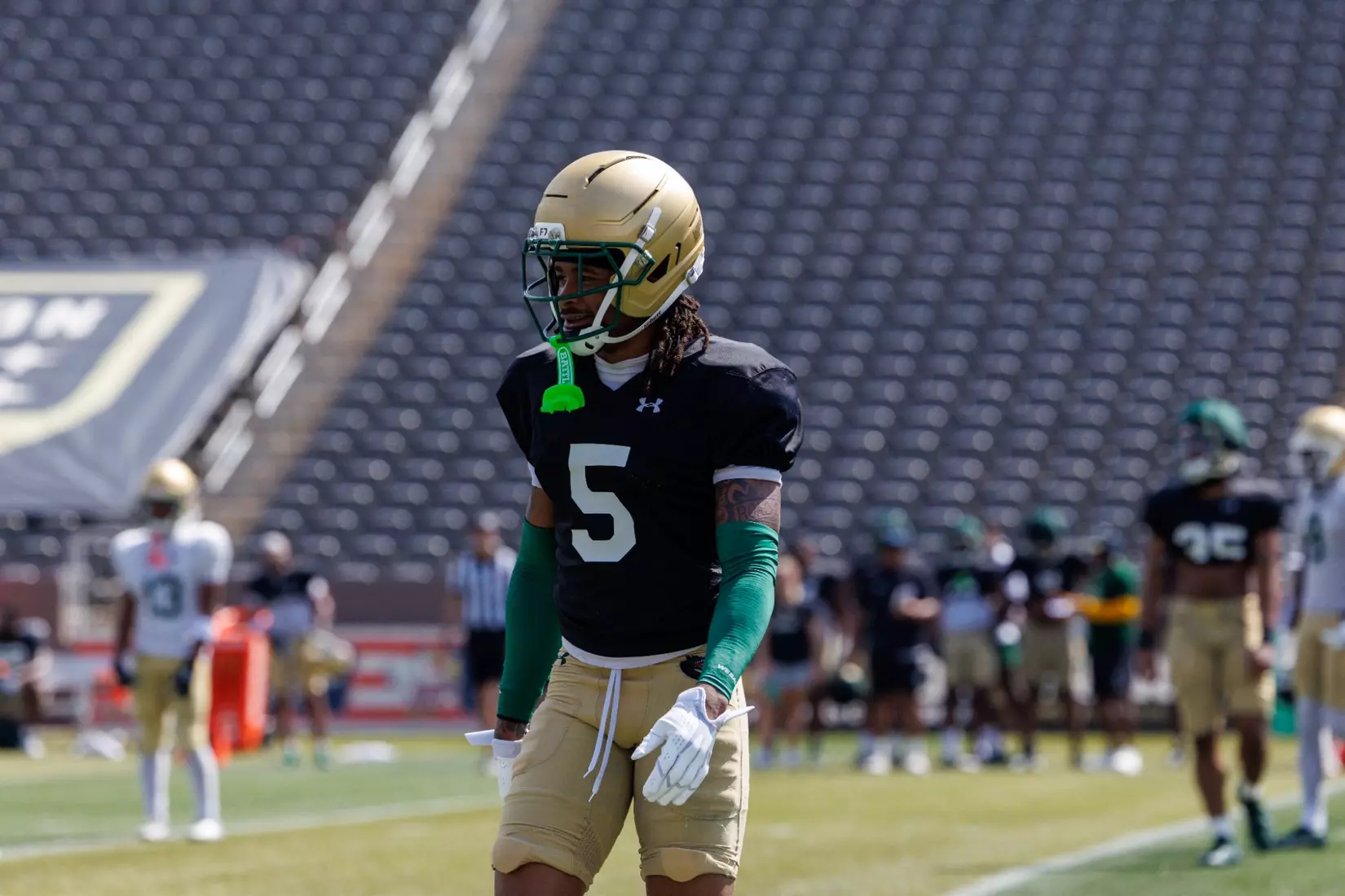 FB Fall Camp Scrimmage #1: Delvon Gulley