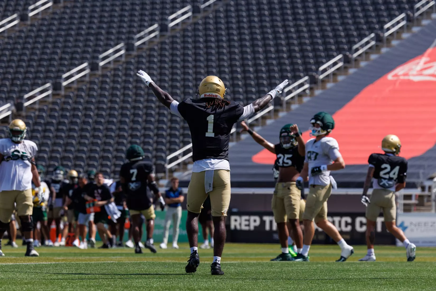 FB Fall Camp Scrimmage #1: Darrell Sweeting