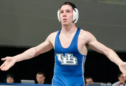 Wrestler Dan Bishop Returns Home Image