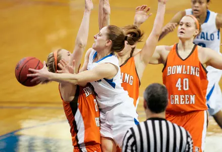 Bulls Fall Short Against Defending MAC Champions, 72-61 Image