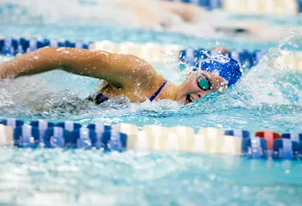 Women's Swimmers Zip Past Akron Image