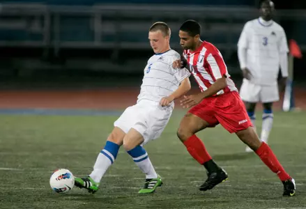 Bulls Go Overtime To Shock No. 18 Northern Illinois, 2-1, in MAC Men's Soccer Opener Image