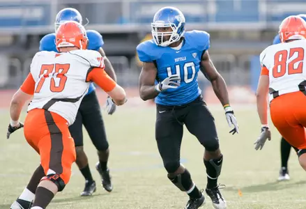 Falcons Put a Damper on Oliver's record-setting day Image