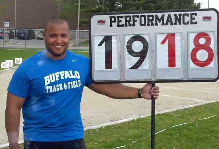 Golabek Defends Shot Put Title as Weather Plays Havoc at MAC Championships Image